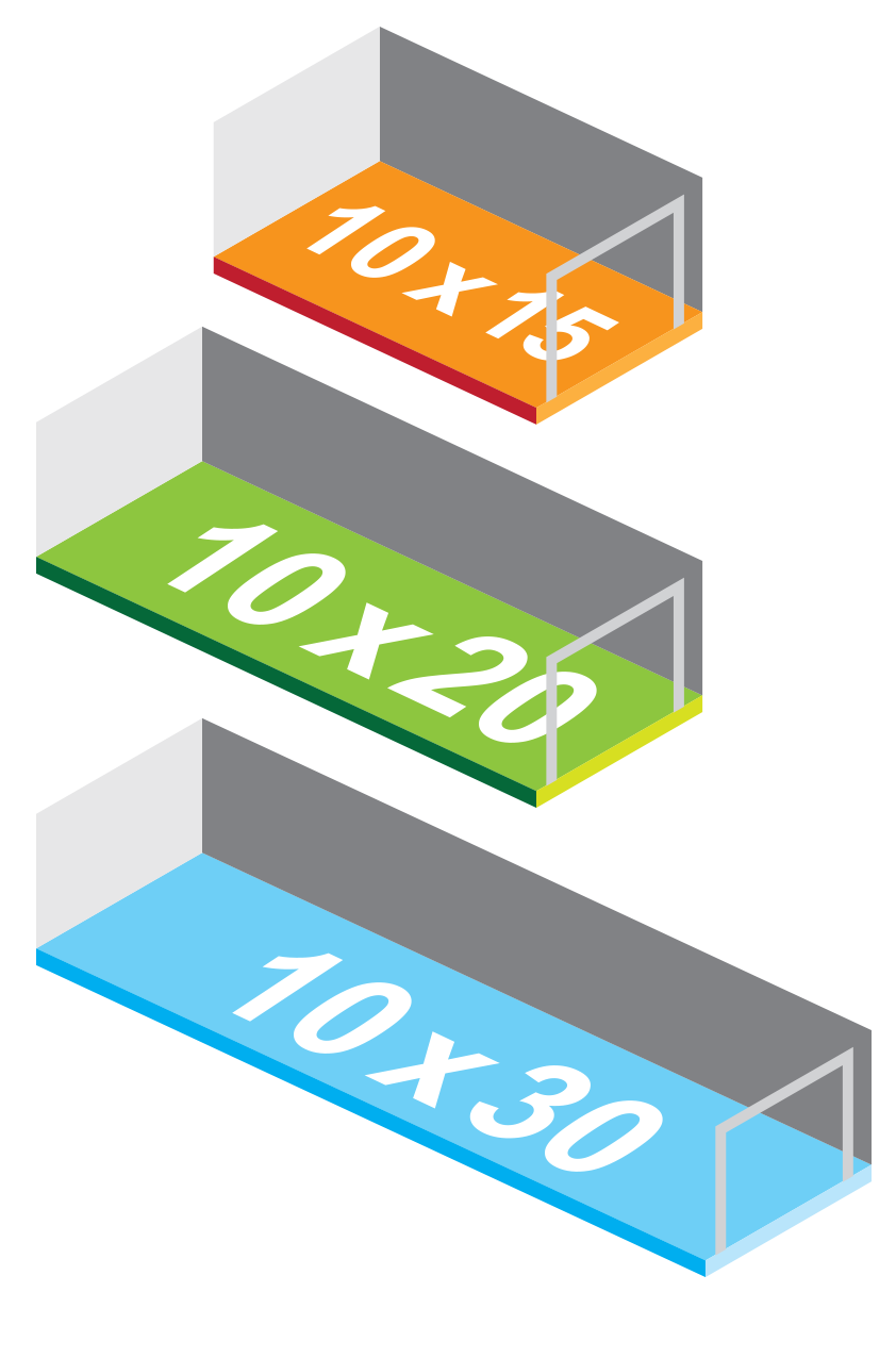 climate controlled self storage sizes